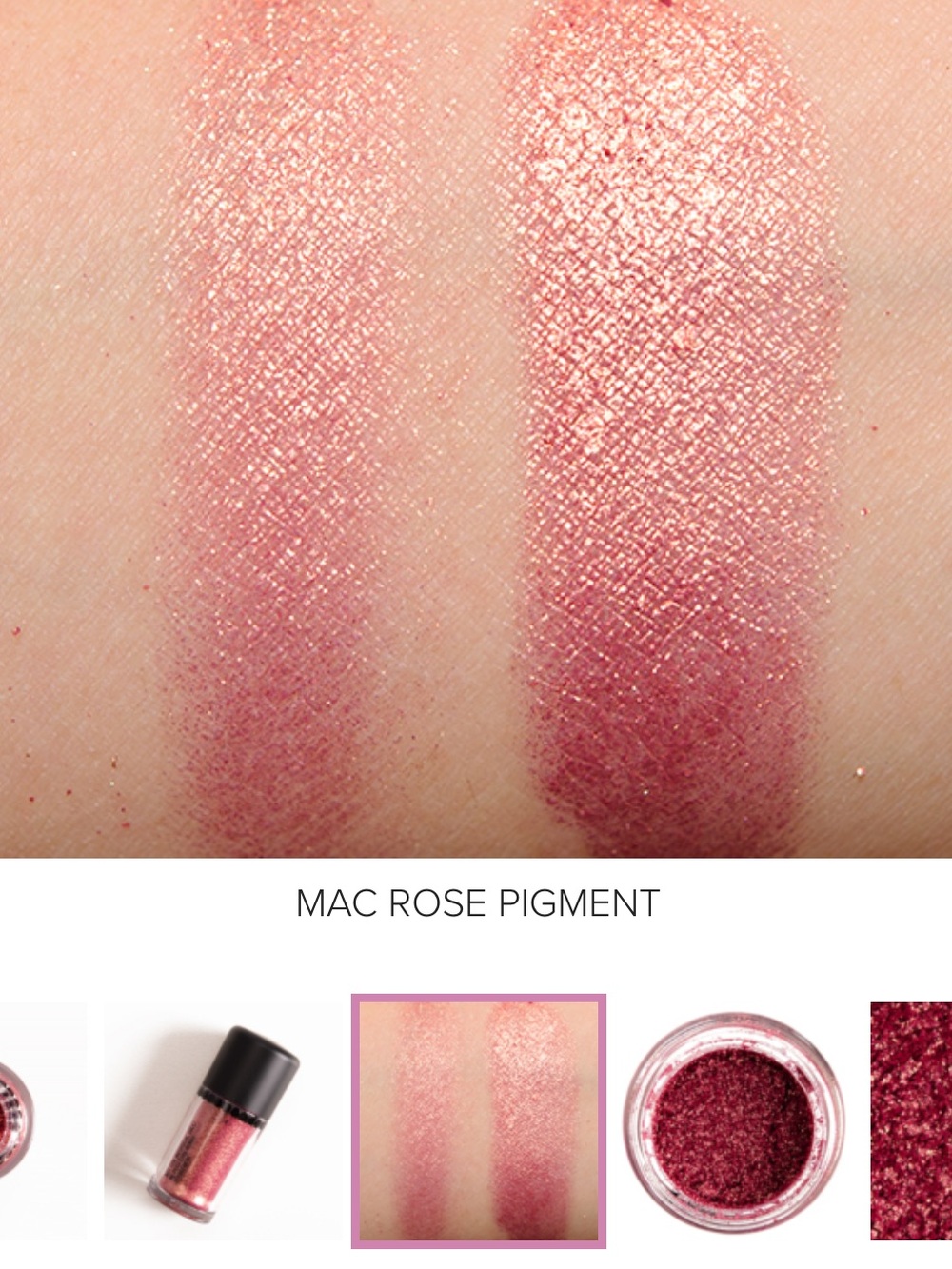 M.A.C pigment 4.5g-rose - Picture 4 of 4